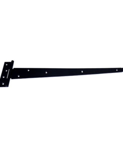 Premium Medium Tee Hinge C/W Fixings 450mm Ebony Black