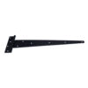 Premium Heavy Tee Hinge C/W Fixings - Pair 450mm Ebony Black