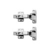 Unsprung Cabinet Hinge - Inc Plate 110 Degree 35mm Nickel Plated Pair