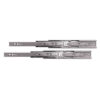 Draw Runner - Push To Open Ball Bearing - Bright Zinc Plated Pair