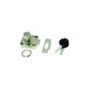 Cylinder Drawer Lock -Slam Type 19 Dia. 38 Mm Chrome Plated Each