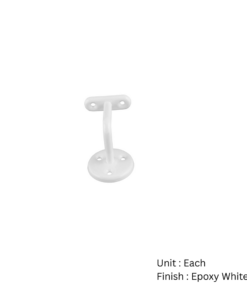 Hand Rail Bracket with Epoxy White, Bright Zinc Plated and Differernt Sizes Available Each