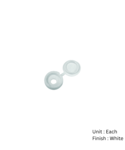Screw Caps And Cover - Pack Of 25 White Pack