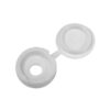 Screw Caps And Cover - Pack Of 250 White Pack