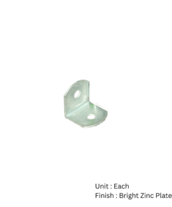Corner Brace - Radius Corner X100 19 X 19mm Bright Zinc Plated 100