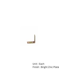 Corner Brace - Prepack 8 25mm Bright Zinc Plated Pack