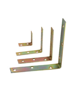 Corner Brace - Prepack 8 25mm Bright Zinc Plated Pack