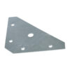 Corner Bracket - Flat Pattern X 50 83 X 83mm Bright Zinc Plated 50