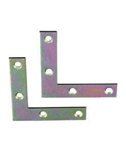 Corner Plate Bright Zinc Plated with Different Sizes Pack