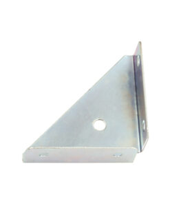 Steel Corner Bkt - Flange Pattern X100 50x50mm Bright Zinc Plated 100