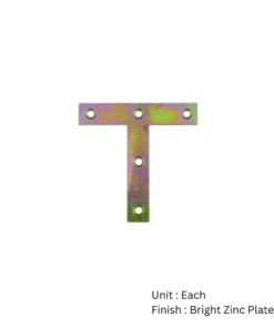 Tee Plate X 25 76mm Bright Zinc Plated 25