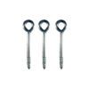 Screw-In Hooks for 3? Vine Eyes  Bright Zinc Plated, Pack of 3