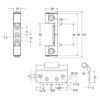 Haven Intelligent Strength Hinges for Composite or Timber (3R10 version) 6 Sterling Forge Hardware
