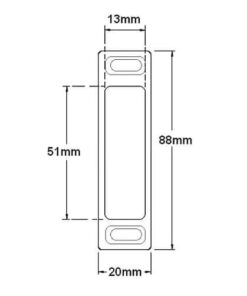 Alternative view of UPVC Deadbolt Keep