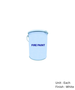 Fire Paint (Water Based) 5 Litre White Each