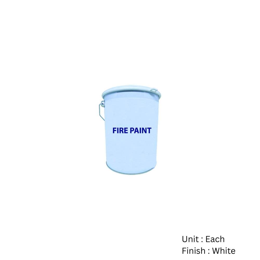 Fire Paint (Water Based) 5 Litre White Each