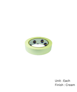 Masking Tape with Cream Finish and Multiple Sizes Each