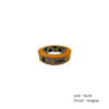 Edge Tape Clean Removal (60 Days) Orange with Two Different Sizes Each