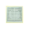 Fixed Vent For 100mm Duct C/W Flyscreen 140mm X 140mm White Pvc Each