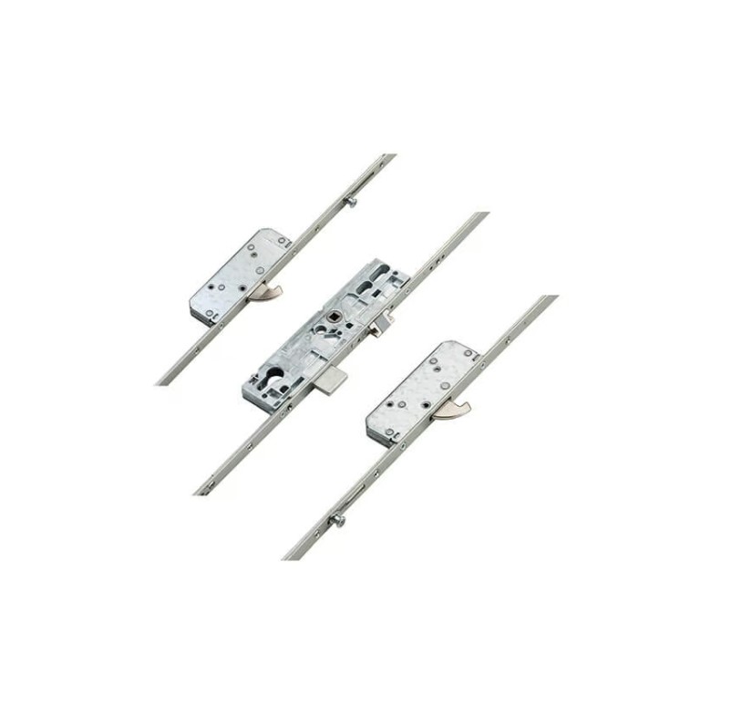 H650 Latch Deadbolt 2 Hooks 2 Mushrooms Lift Lever Multipoint Door Lock 1 H650 Latch Deadbolt 2 Hooks 2 Mushrooms Lift Lever Multipoint Door Lock