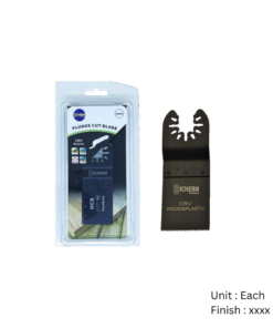 Multi Tool Blade Wood Flush Cut 34mm and 68mm Black Each