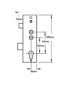 Alternative view of ultipoint Gearbox - Lift Lever or Double Spindle