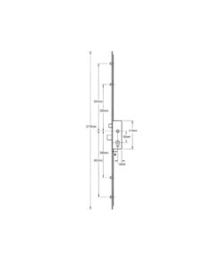 Alternative view of Latch Deadbolt 4 Rollers Lift Lever Multipoint Door Lock