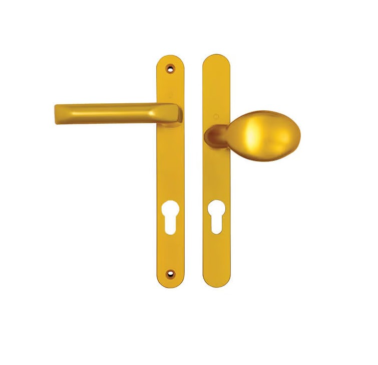 Asgard Lever Moveable Pad UPVC Multipoint Door Handles - 92mm/70mm PZ Unsprung 205mm Screw Centres 1 Asgard Lever Moveable Pad UPVC Multipoint Door Handles - 92mm/70mm PZ Unsprung 205mm Screw Centres