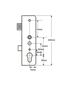Alternative view of Genuine Multipoint Gearbox - Lift Lever or Double Spindle