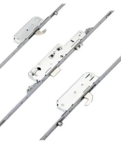 Latch Deadbolt 2 Hooks 2 Rollers Double Spindle Multipoint Door Lock (top roller to spindle = 675mm) - Shootbolt Compatible