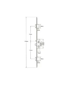 Alternative view of Timber/Composite Affinity Bastion Latch Deadbolt 4 Hooks Double Spindle Multipoint Door Lock
