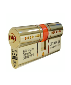 Ultion ALPS Euro Double Cylinders British Standard Kitemarked TS007 3* - Brass or Chrome Finish (LEAD TIME: 2-3 DAYS)