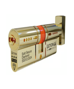 Ultion ALPS Euro Key & Turn Cylinders British Standard Kitemarked TS007 3* - Brass or Chrome Finish (LEAD TIME: 2-3 DAYS)