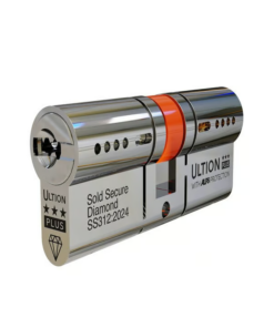 Alternative view of Ultion ALPS Euro Key & Turn Cylinders British Standard Kitemarked TS007 3* - Brass or Chrome Finish (LEAD TIME: 2-3 DAYS)