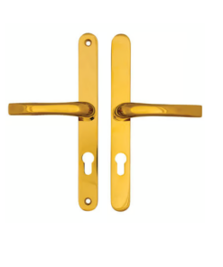 Lever Lever UPVC Multipoint Door Handles - 70mm PZ Unsprung 240mm Screw Centres - Top Screw to Spindle 105mm