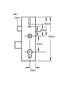 Alternative view of Genuine Multipoint Gearbox - Lift Lever or Split Spindle