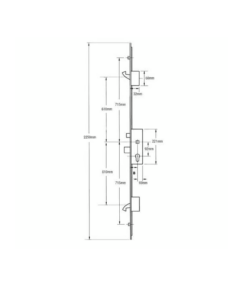 Alternative view of 6535 French Door Kit For a pair of rebated UPVC doors
