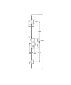 Alternative view of 5345 French Door Kit For a pair of plain meeting style timber doors