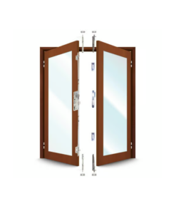 5345 French Door Kit For a pair of plain meeting style timber doors