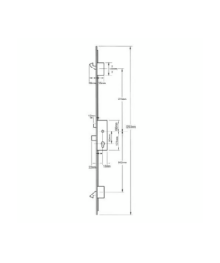 Alternative view of 5345 French Door Kit for a pair of rebated timber doors