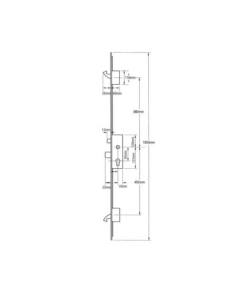 Alternative view of 7145 French Door Kit For a pair of plain meeting style UPVC doors