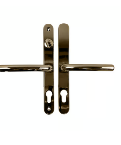 Farnham Lever Lever UPVC Multipoint Door Handles - With Snib 68mm PZ Sprung 215mm Screw Centres