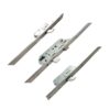 Latch Deadbolt 2 Hook Bolts Keywind Multipoint Door Lock