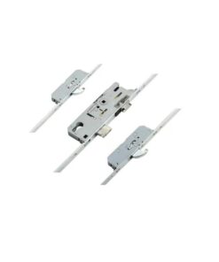 859 Type 4 Latch Deadbolt 2 Hooks Split Spindle Multipoint Door Lock - 16mm Faceplate (top hook to spindle = 730mm)