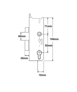 Alternative view of Genuine Multipoint Gearbox - With Pre-Fitted Ball Bearing, Spring, and Screw - Lift Lever