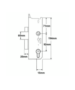 Alternative view of Genuine Multipoint Gearbox - Lift Lever or Split Spindle