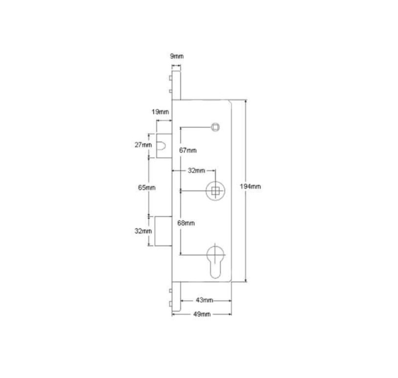 SL16 Genuine Multipoint Gearbox - Lift Lever or Split Spindle 2 SL16 Genuine Multipoint Gearbox - Lift Lever or Split Spindle - Image 2