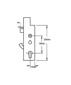 Alternative view of XL Genuine Multipoint Gearbox - Lift Lever or Split Spindle
