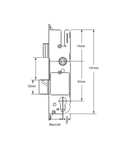 Alternative view of New Style Genuine Multipoint Gearbox - Lift Lever
