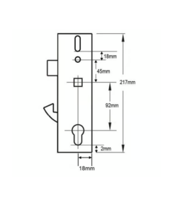 Alternative view of Multipoint Genuine Gearbox - Lift Lever or Split Spindle